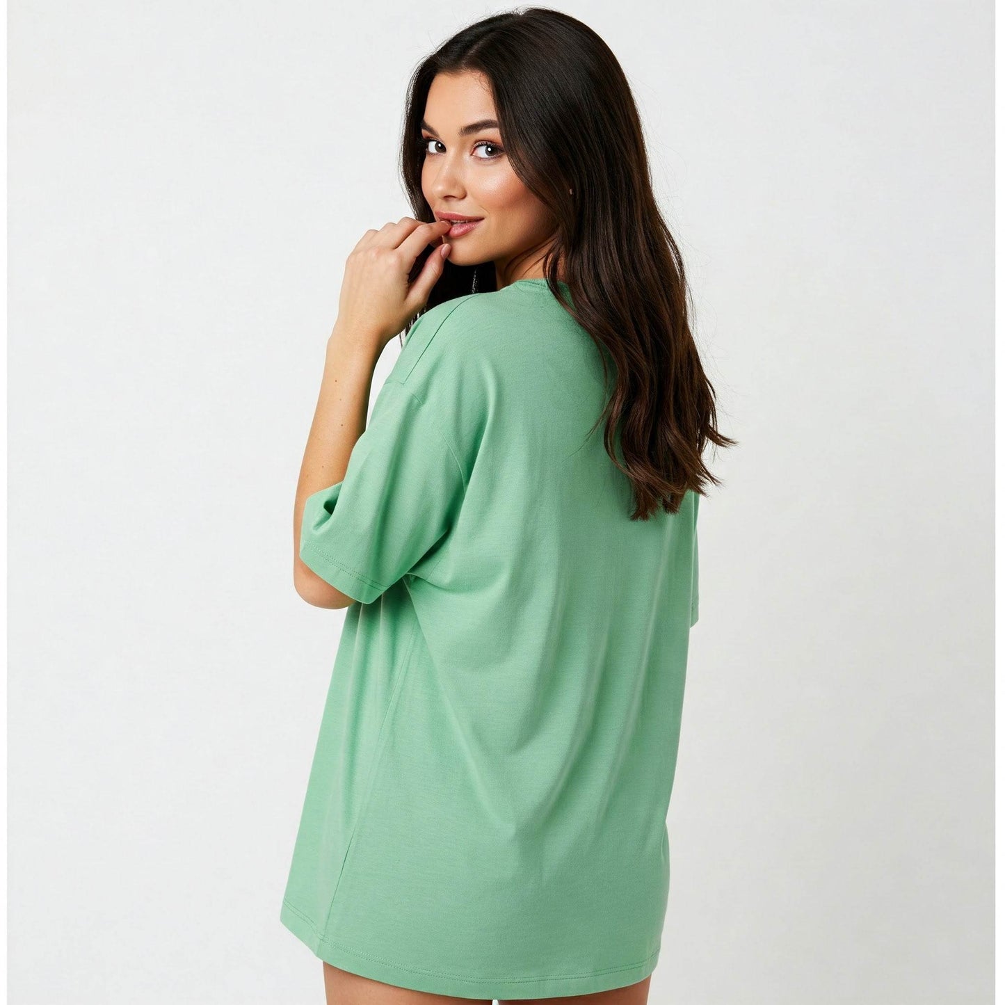 Mauve Oversized Women's T-shirt Befaltu - Befaltu