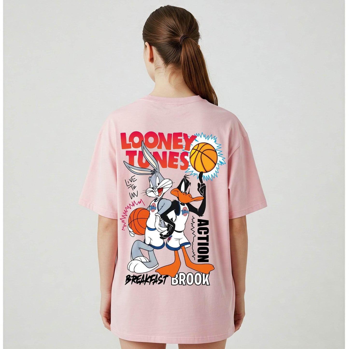 garfield t-shirt dress, cartoon dress, womens graphic dress, beige dress, oversized fit, Befaltu, India made dress, round neck dress, running garfield, funny dress - Befaltu
