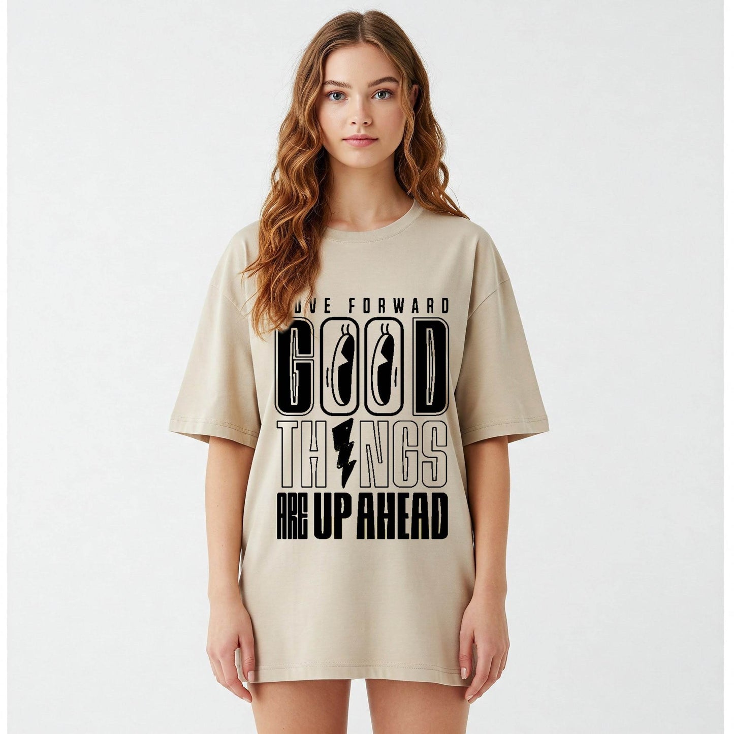 Motivational Slogan T-Shirt |Move Forward Good Things - Befaltu