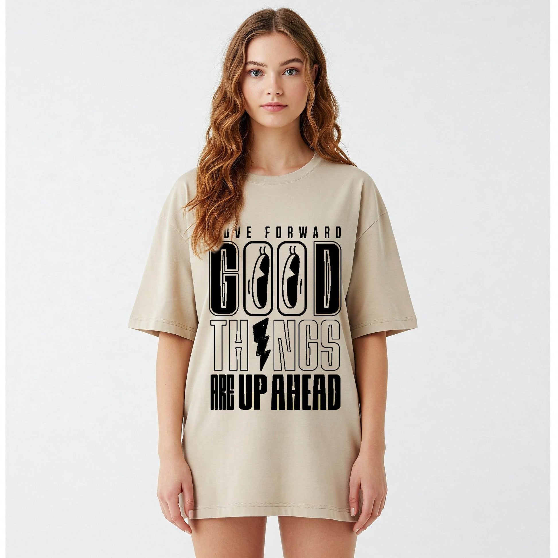 Motivational Slogan T-Shirt |Move Forward Good Things - Befaltu