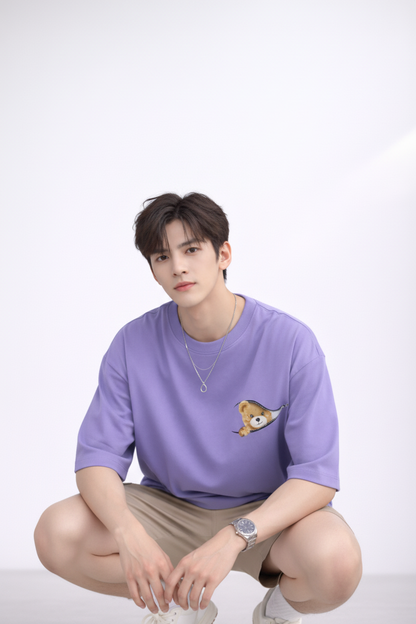 Lavender Bear-Peep Tee