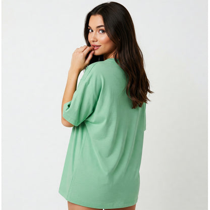 Mauve Oversized Women's T-shirt Befaltu