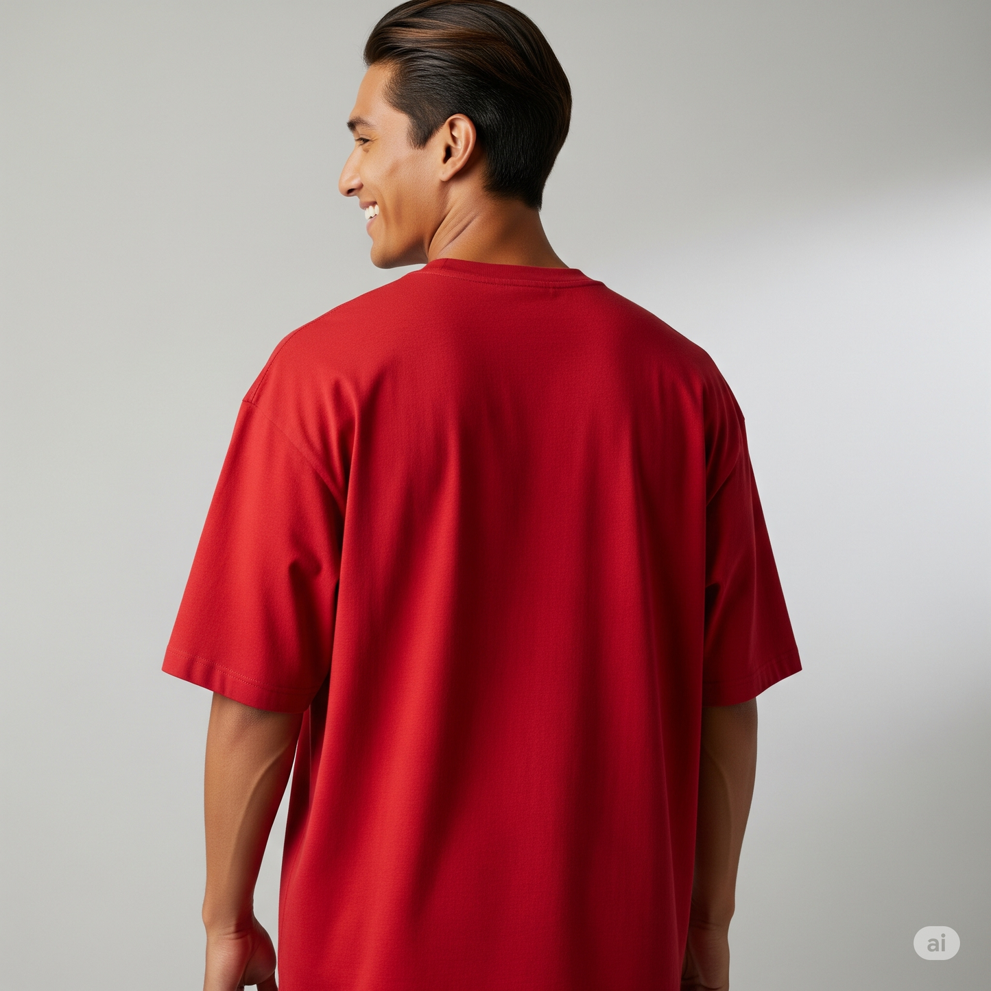 Red Peanuts Snoopy "Coffee is Best Served with Friends" Oversized T-shirt - Befaltu (Men's Graphic Tee)