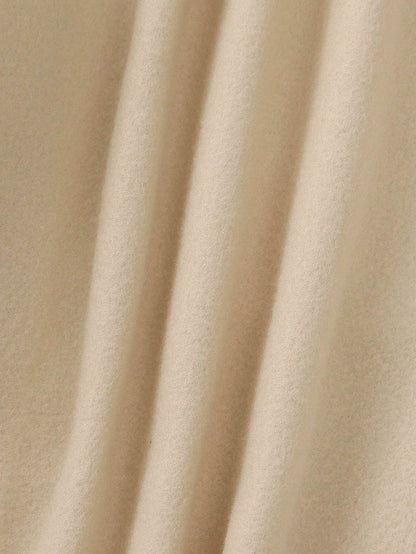 Beige Men's Oversized Fit Crew-Neck Sweatshirt (Plain) - Befaltu (Essential Comfort Sweatshirt) - Befaltu