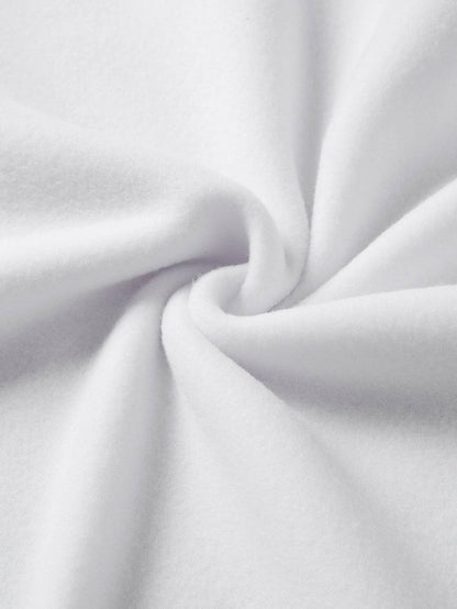 White Women's Oversized Tunic Hoodie - Befaltu