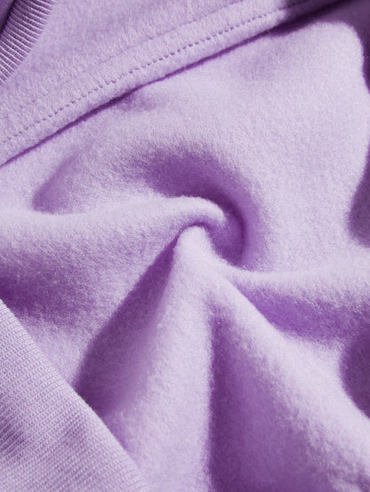Lilac Women's Relaxed Fit Hoodie (Plain) - Befaltu (Essential Comfort Hoodie)