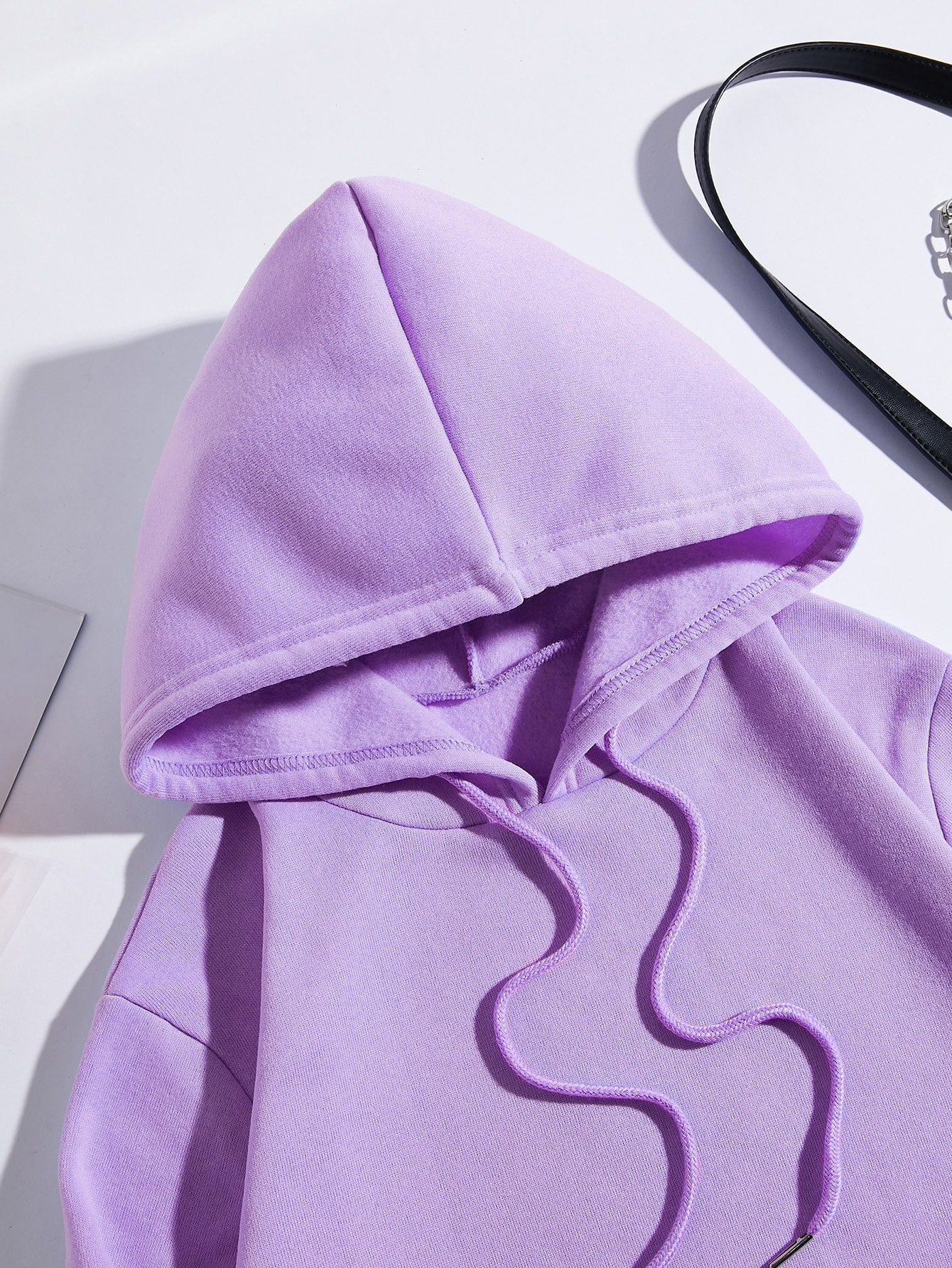 Lilac Women's Relaxed Fit Hoodie (Plain) - Befaltu (Essential Comfort Hoodie)