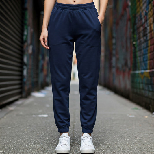 Navy Blue Women's Sweatpants Befaltu - Comfortable Loungewear Delhi