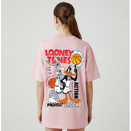 garfield t-shirt dress, cartoon dress, womens graphic dress, beige dress, oversized fit, Befaltu, India made dress, round neck dress, running garfield, funny dress